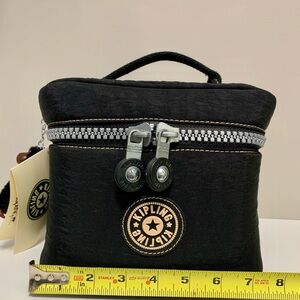 Kipling Black Toiletry Bag with Keychain